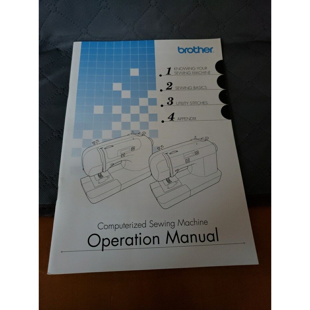 Brother Computerized Sewing Machine Manual Engl XC8835-221, 885-S33/S34/S36/S37